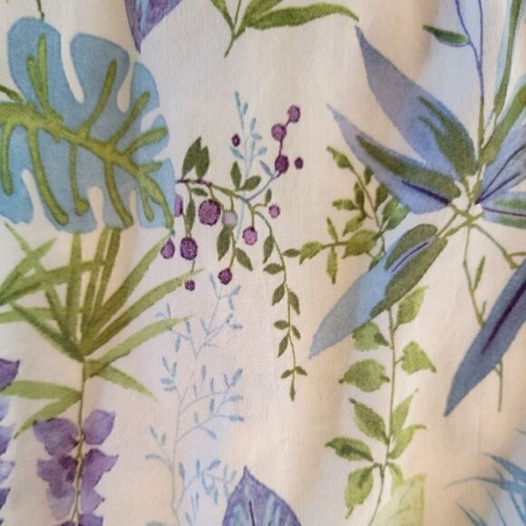 EC RACHEL ROY PEASANT TOP W/ FLOWERS AND LEAVES SZ.XL - Picture 3 of 5